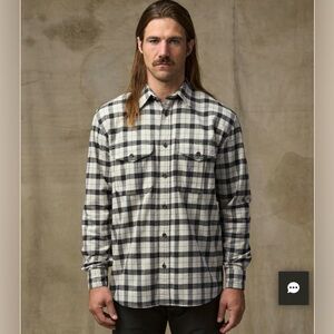 Filson ALASKAN GUIDE SHIRT Black and Cream Checkered